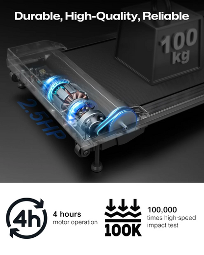 Incline Walking Pad – Under Desk Treadmill with 9% Manual Incline