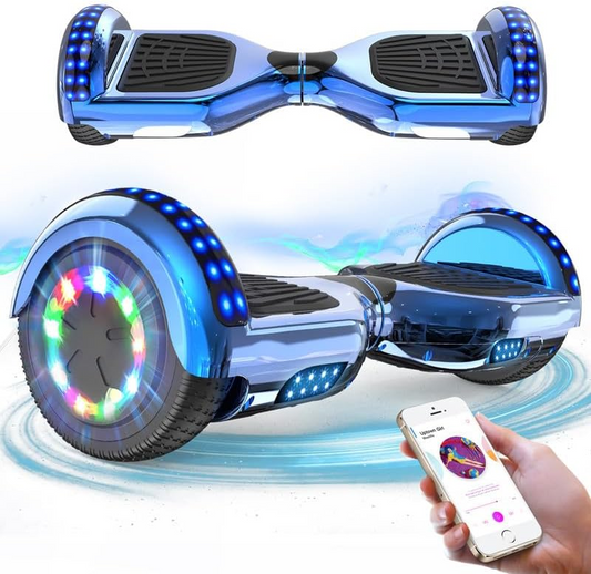 RCB Hoverboards for Kids and Adults 6.5 inch with Bluetooth and Speaker