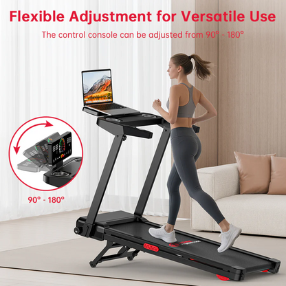 Folding Treadmill Q8 Pro, 1-14KM/H, 20% Auto Incline and Touch Control