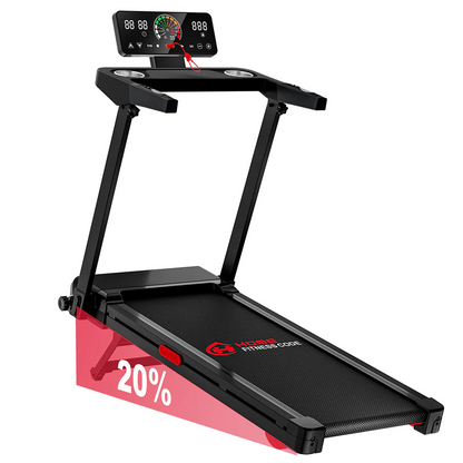 Folding Treadmill Q8 Pro, 1-14KM/H, 20% Auto Incline and Touch Control