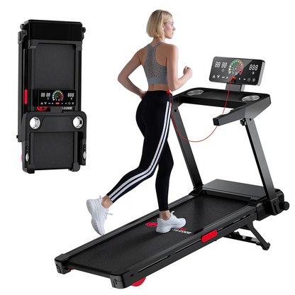 Folding Treadmill Q8 Pro, 1-14KM/H, 20% Auto Incline and Touch Control